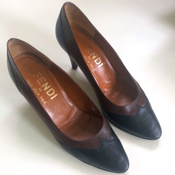 Fendi Women's Black & Brown Shoes - Picture 3 of 11